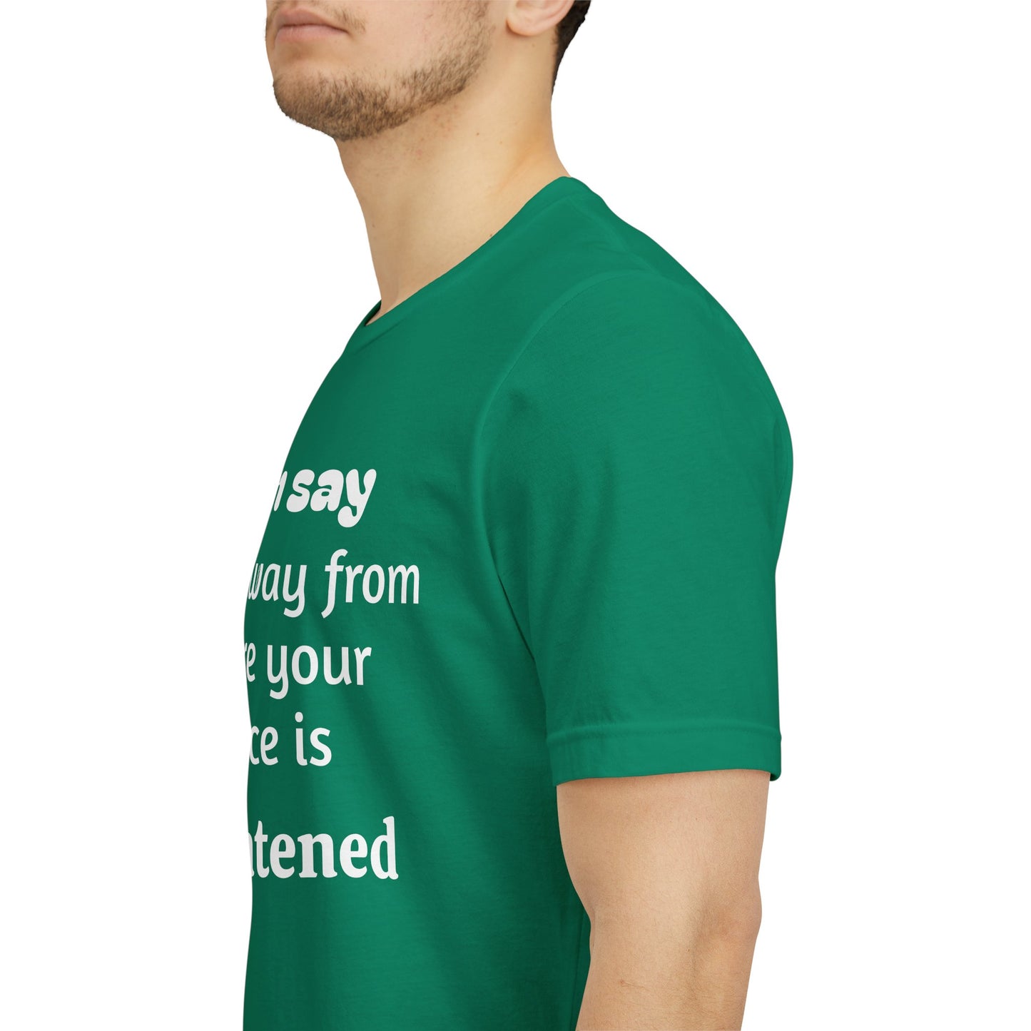MVM Mom Say Walk Away From Where Your Peace Is Threatened Unisex Tee