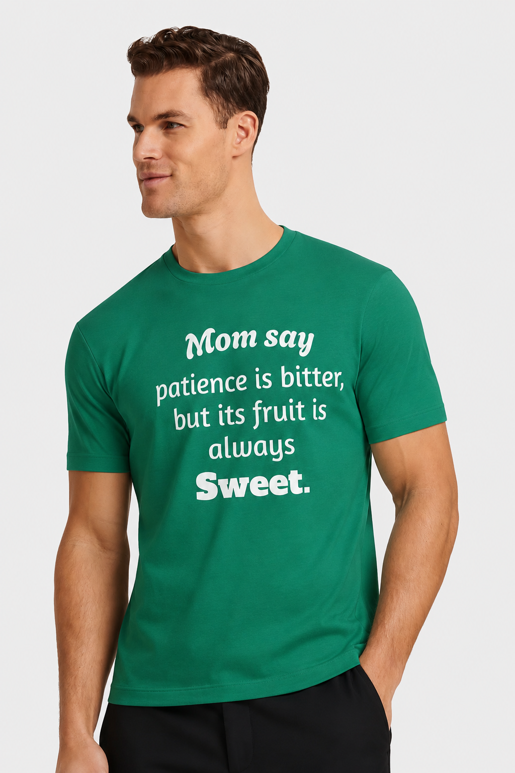 MVM Mom Say Patience Is Bitter, But Its Fruit Is Always Sweet Unisex Tee