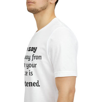 MVM Mom Say Walk Away From Where Your Peace Is Threatened Unisex Tee