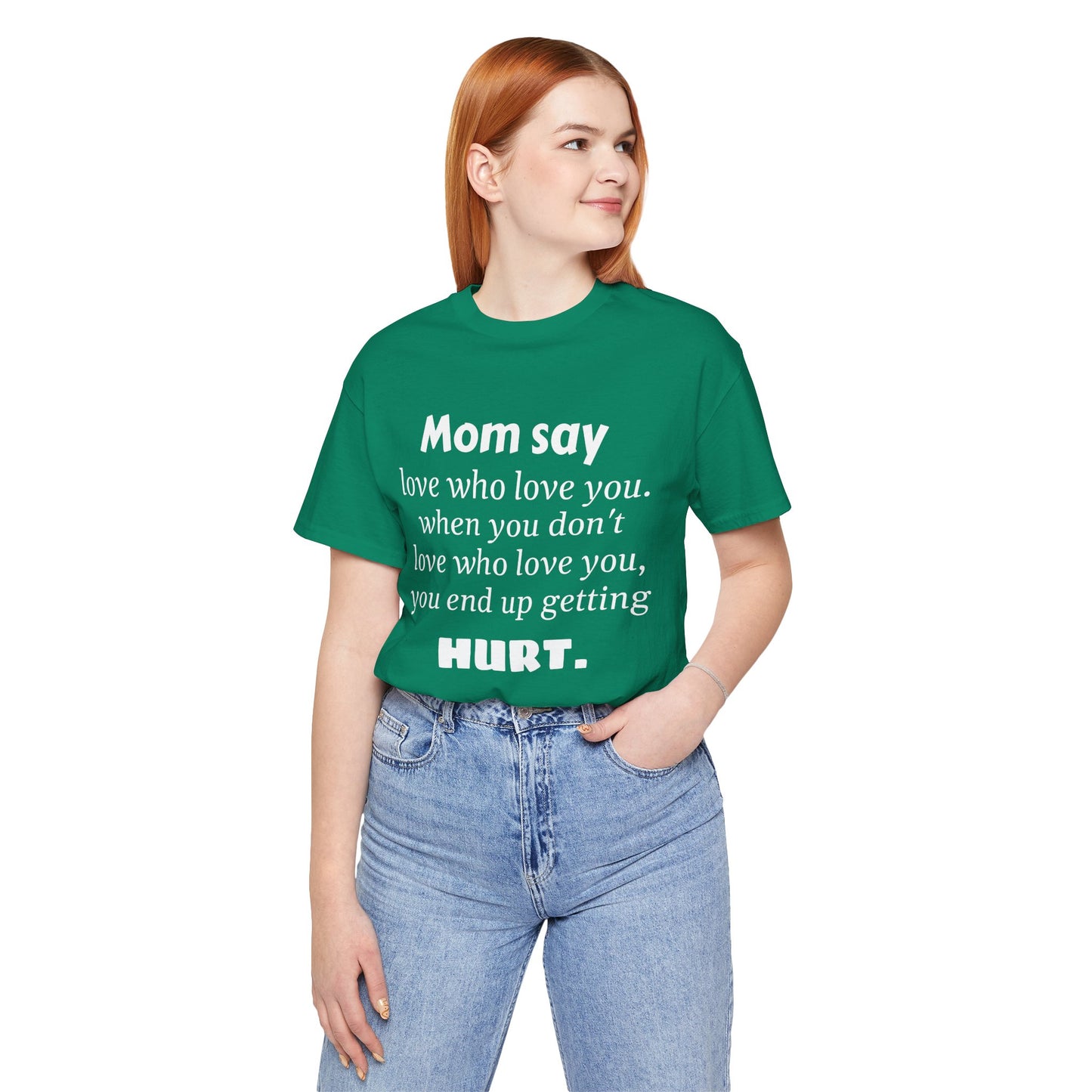 MVM Mom Say Love Who Love You Unisex Tee